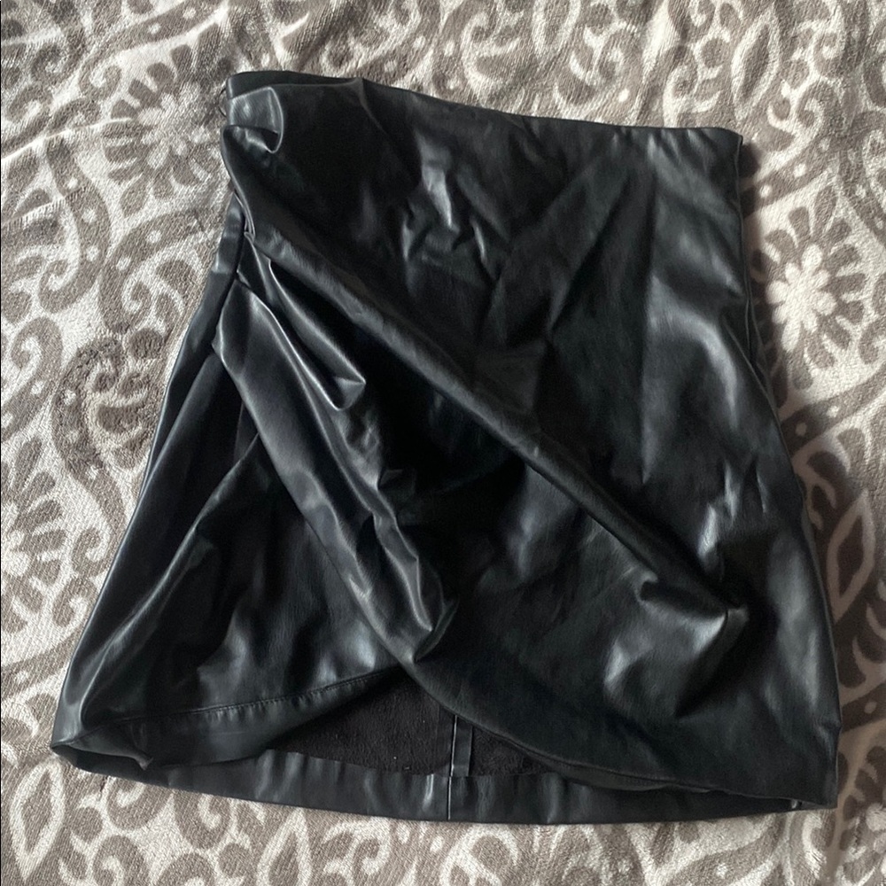 Zara Leather Top/Skirt
